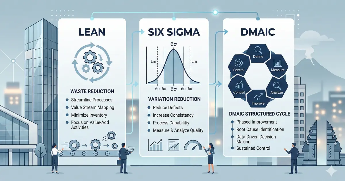 Kerangka Lean Six Sigma untuk organisasi di Indonesia