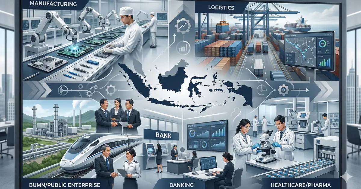 Sektor industri prioritas untuk Lean Six Sigma di Indonesia