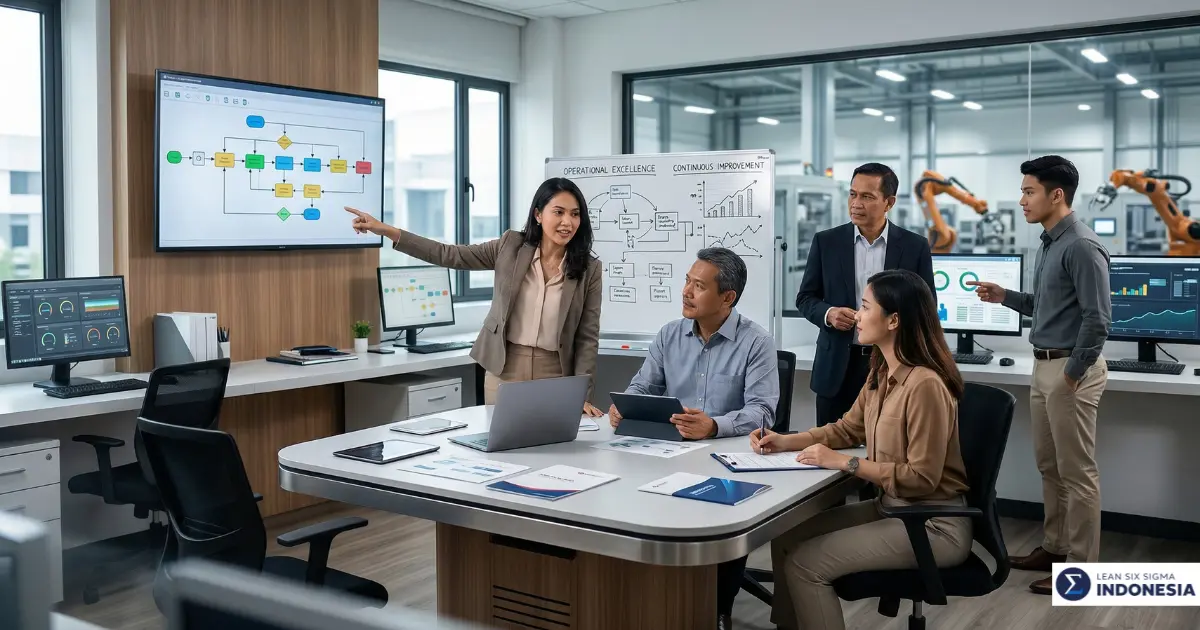 Transformasi bisnis dan perbaikan proses dengan Lean Six Sigma di Indonesia